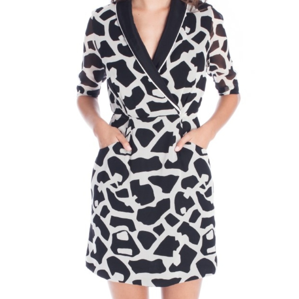 NEW anilee pattern wrap dress!